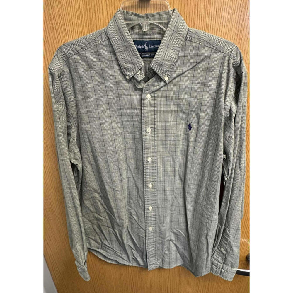 Polo Ralph Lauren Classic Fit Plaid Button Down Shirt Men's Size 16 / Large